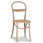 Skagen spisebordsst; rundt spisebord 120 cm - Hvid/brunbejdset eg med 4 stk. Danderyd No.16 stole Whitewash