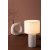 Dijon bordlampe - Gr/beige