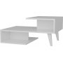 Concetta sofabord 90 x 60 cm - Hvid