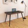 Jena skrivebord 120 x 60 cm - Sort/valnd