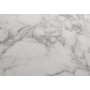 Kan forlnges rundt om spisebordet 100x168 x 100 cm - Hvid marmorlaminat