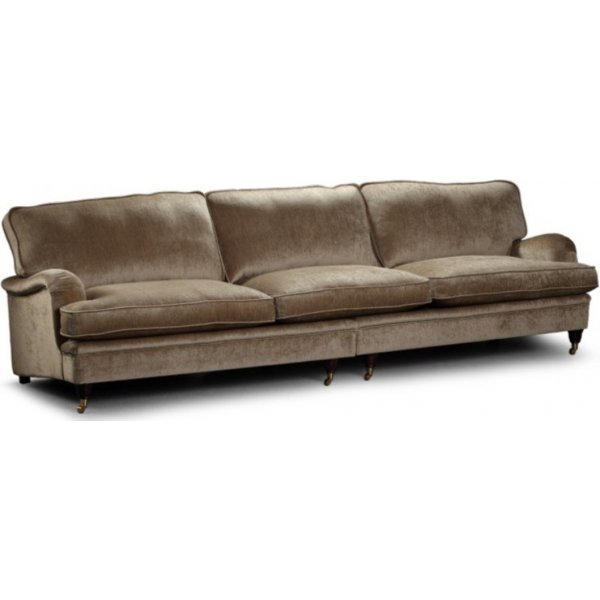 Howard Luxor lige sofa XL 300 cm - Valgfri farve og stof