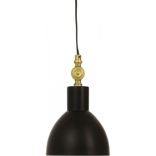 Dublin vindueslampe - Sort/mat messing