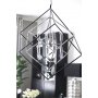 Cubes loftslampe - Sort/krom