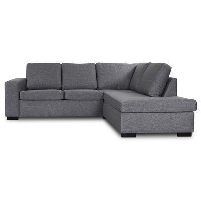 Solna sofa med åben finish 244 cm - Højre + Møbelplejesæt til tekstiler