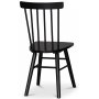 Sintorp spisebordsst, rundt spisebord 115 cm inkl 4 stk. Orust pindestole - Sort marmor (Laminat)