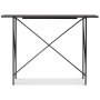 Portland barbord 140 cm - Brun/sort