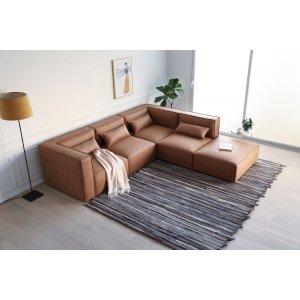 Nees modulsofa i cognac (fløjl) combo 3 Nees modulsofa i cognac (fløjl) combo 3