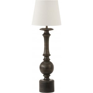 Molly bordlampe - Sort/hvid - 72 cm