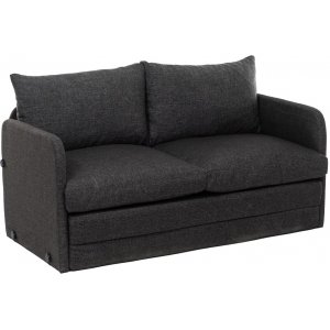 Saga 2-personers sovesofa XL - Mrkegr