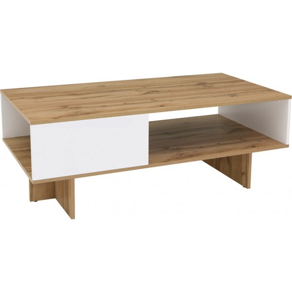 Zele sofabord 120 x 60 cm - Eg/hvid