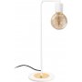 Harput bordlampe - Hvid/guld