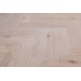 Crystal spisebord 200 cm (Fishbone) - Hvid / Whitewash