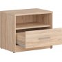 Nepo Plus sengebord - Lys eg