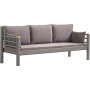 Kappis 3-personers udendrs sofa - Brun