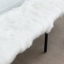 Katy trap 180 x 55 cm - Hvid imiteret pels