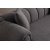 Puffy 3-personers sofa - antracit