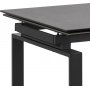 Huddersfield spisebord 160-240 cm - Sort