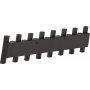 Nimes krogliste 75 x 13 cm - Mocca/sort