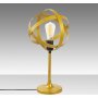 Gezegen bordlampe - Guld/sort