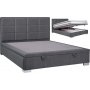 Maison 160x200 cm gr sengeramme med opbevaring i sengen