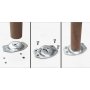 Balbina skrivebord 120x60 cm - Hvid