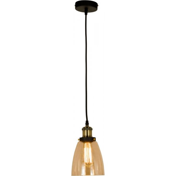Becky loftslampe - Antik/rav