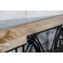 Vintage Cykel Barbord - sort/mango