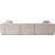 Lora 3-personers sofa - Mocca