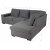 Solna sofa med ben finish 244 cm - Hjre + Pletfjerner til mbler