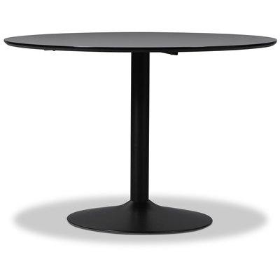 Seat spisebord af hjtrykslaminat 110 cm - Sort + Pletfjerner til mbler