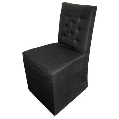 Brixton stol - Hvid/sort + Mbelplejest til tekstiler