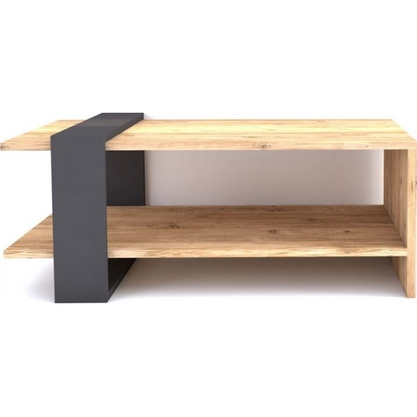 Yvette sofabord 80 x 50 cm - Antracit/safir