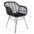 Trieste stol - Sort + Mbelplejest til tekstiler