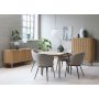 Boble rundt spisebord 120 cm i olieret eg
