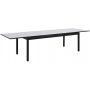 Norwalk spisebord XL 215-315cm - Hvid (HPL) / Sort