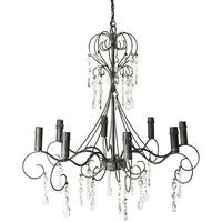 BOURDEAUX Lysekrone DCS010430 - Glas / Metal BOURDEAUX Lysekrone DCS010430 - Glas / Metal