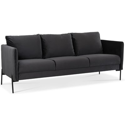 Kingsley 3-pers sofa - Antracit fljl