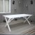 Spisebord Scottsdale 190 cm - Hvid + Mbelplejest til tekstiler