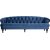 Oxford deluxe 3-personers sofa i blt fljl