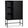 Stilo V.2 highboard - Sortbejdset eg