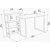 Rino skrivebord 133 x 60 cm - Hvid