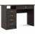 Funktion Plus skrivebord med 4 skuffer 109,3 x 48,5 cm - Mrkebrun