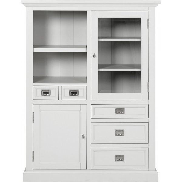 Marstrand Vitrineskab / highboard - Lysegr