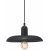 Bliss loft/vindueslampe - Rustik sort - 28 cm