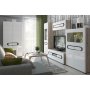 Hagfors skab - Hvid/sort