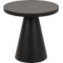 Soli sofabord 45 cm - Sort