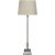 Linn bordlampe - Krom - 80 cm