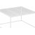 Netz sofabord 80 x 80 cm - Hvid