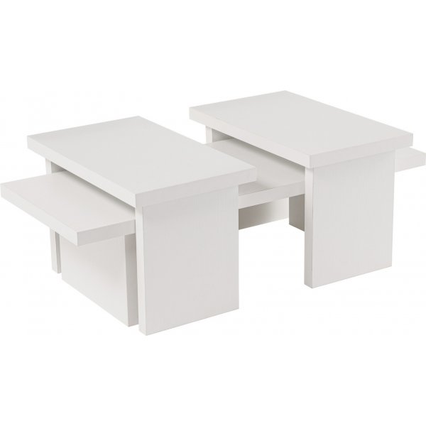 Sanctuary sofabord 110 x 45 cm - Hvidt tr